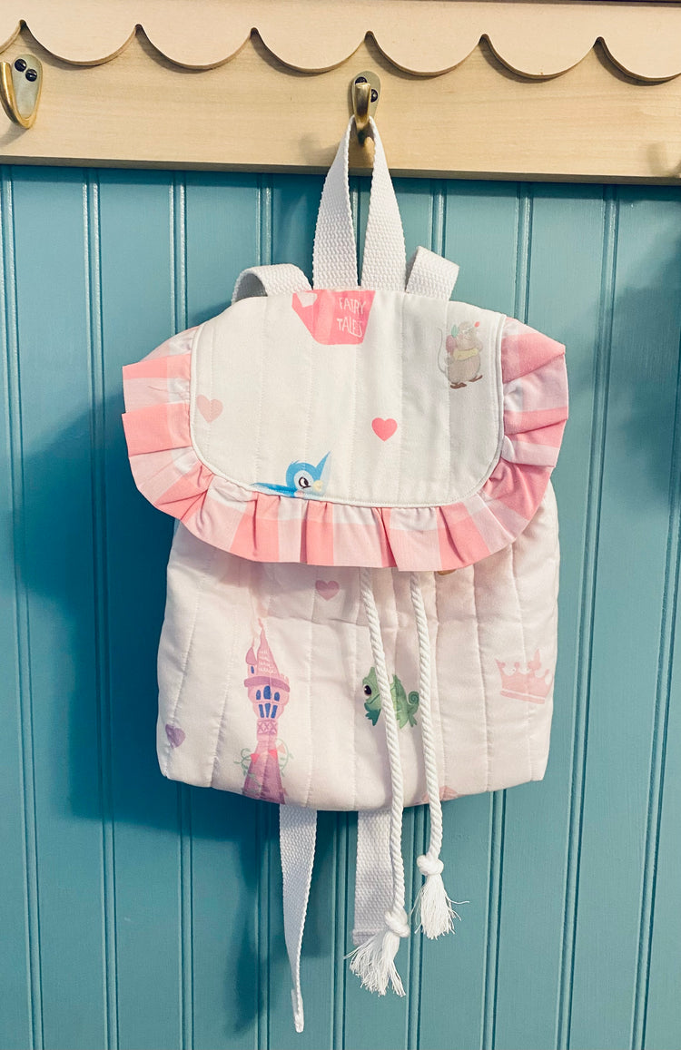 Princess Icons Quilted Mini Backpack
