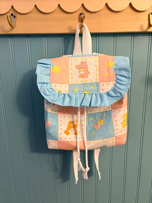 Carebears Quilted Mini Backpack