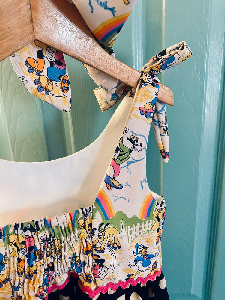 OOAK Retro Mouse Dress Size 6