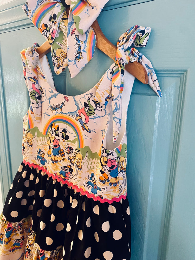 OOAK Retro Mouse Dress Size 6