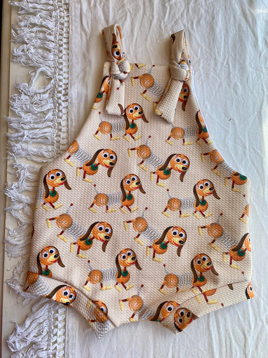 Slinky Shortie Overalls